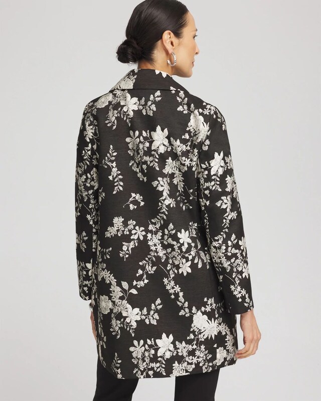 Floral Jacquard Topper - image 3